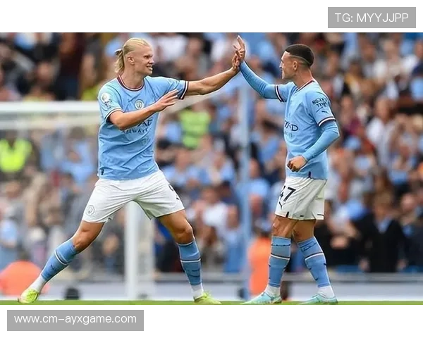 曼城前场二人配合成经典，福登助攻哈兰德轻松得手